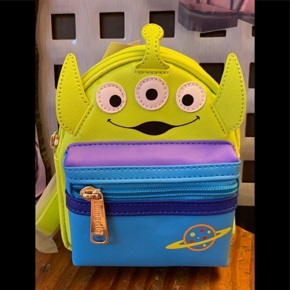 Toy Story Alien Backpack Wristlet by Loungefly NWT